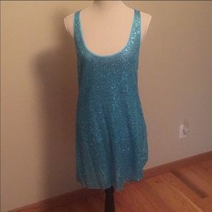 Victoria’s Secret Light Blue Sequin Dress/Coverup